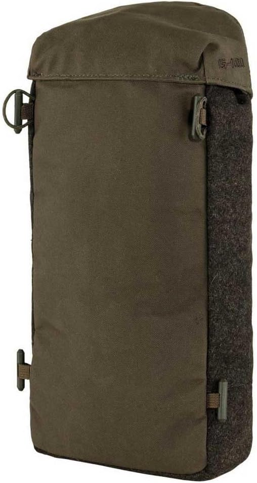 Fjallraven, Värmland Wool, Seitentasche, Dunkler Olivenbraun, 4Lt, Unisex-Adult