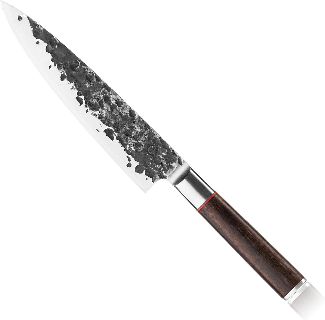 Forged Sebra Kochmesser 20cm, handgefertigt, in Holzkiste