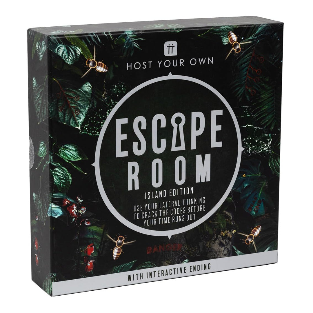 Talking Tables Das Insel-Escape-Room-Spiel für Erwachsene Teenager | Löse einzigartige Rätsel und Co