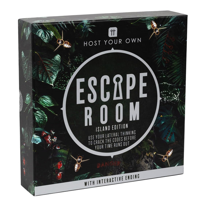 Talking Tables Das Insel-Escape-Room-Spiel für Erwachsene Teenager | Löse einzigartige Rätsel und Co