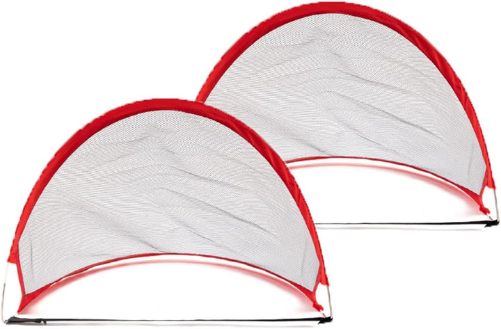 Bandito FunHockey Komplettset, für Kinder, 4 Hockey Schläger, 4 Bälle und 2 Faltbare Pop Up Tore, Fl
