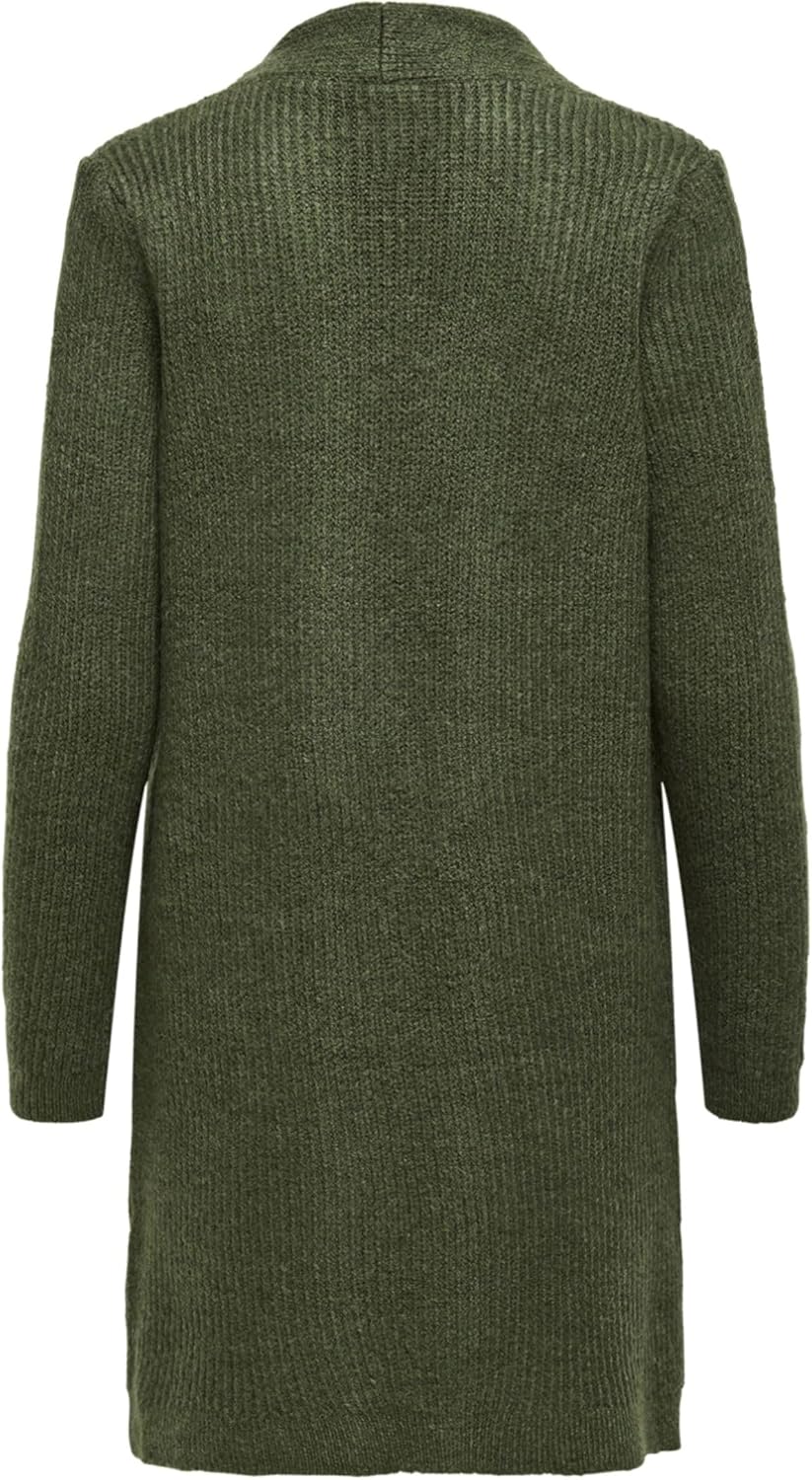 Only Damen Pullover 15179815 S Grün (Khaki/W Melange), S Grün (Khaki/W Melange)