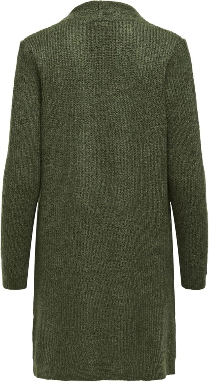Only Damen Pullover 15179815 S Grün (Khaki/W Melange), S Grün (Khaki/W Melange)