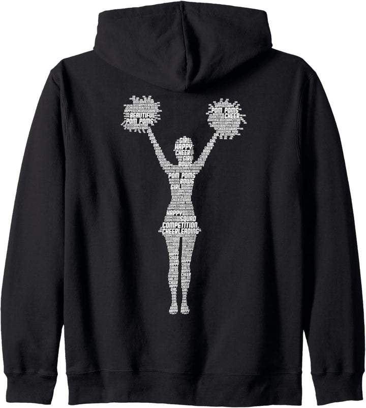 Cheerleader Cheerleading Cheer Mädchen Kapuzenjacke