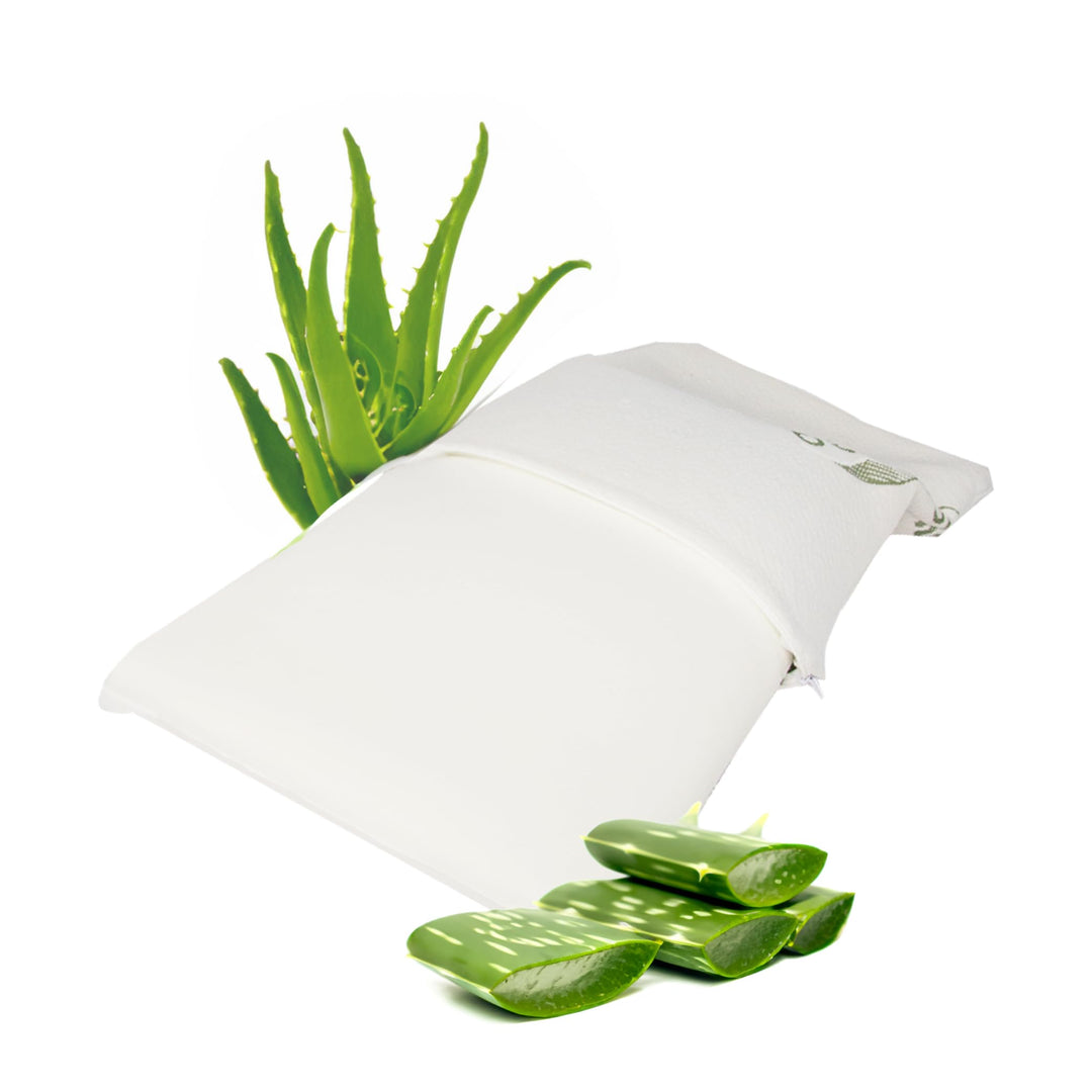 MaxxGoods - Reisekissen aus Visco-Gelschaum - 40cm x 24cm x 12cm - orthopädisches Nackenstützkissen
