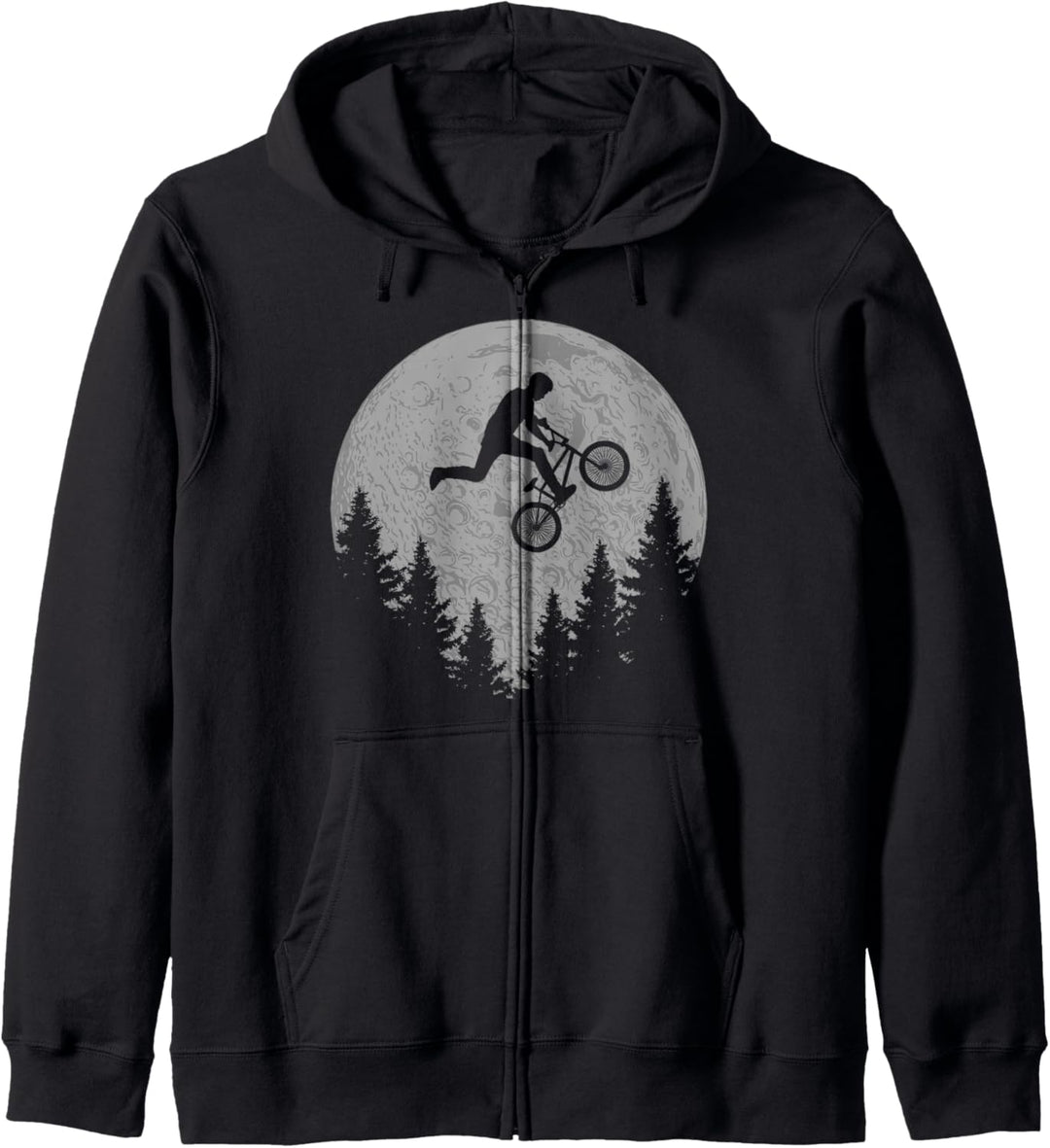 BMX Stunt Dirt Bike Mond Freestyle Fahrer Geschenk Kapuzenjacke