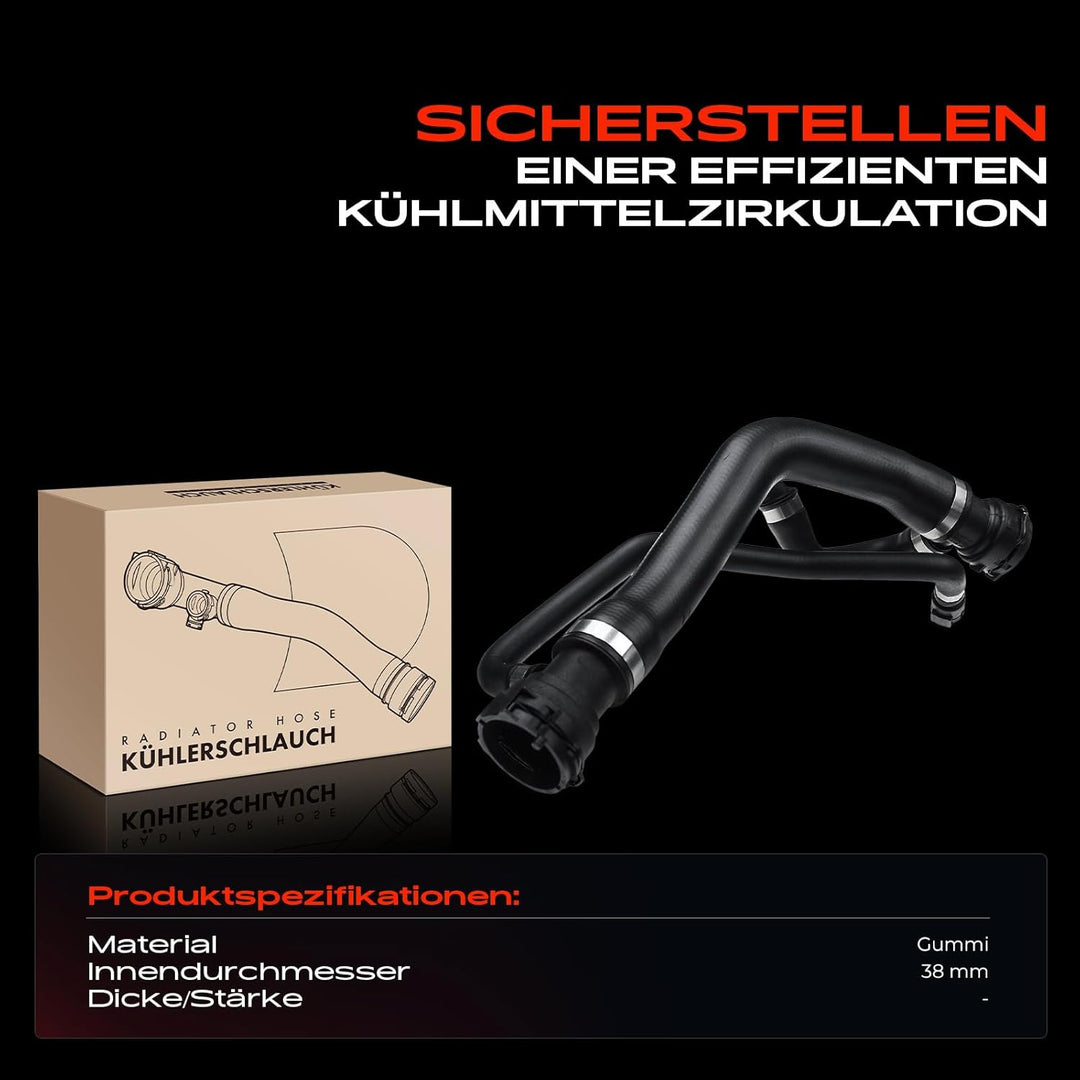 Kühlerschlauch Kühlwasserschlauch Oben für 5er E60 5er Touring E61 6er E63 6er Cabriolet E64 4.0L 4.