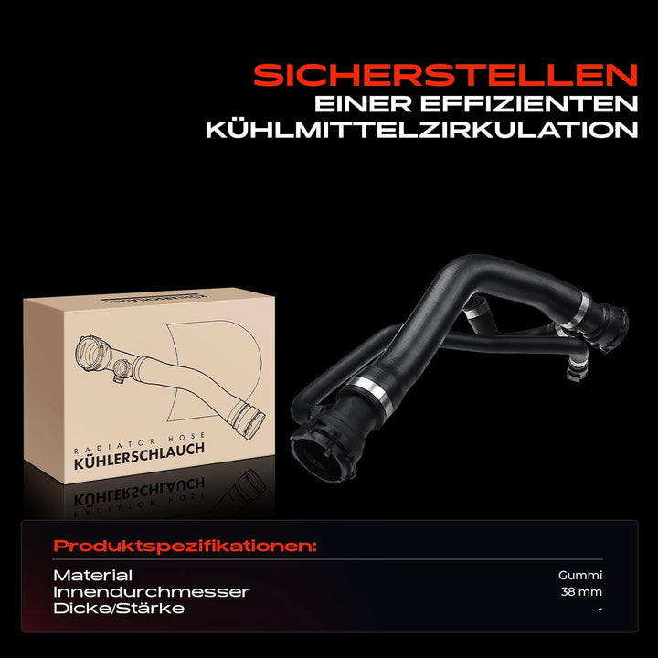 Kühlerschlauch Kühlwasserschlauch Oben für 5er E60 5er Touring E61 6er E63 6er Cabriolet E64 4.0L 4.