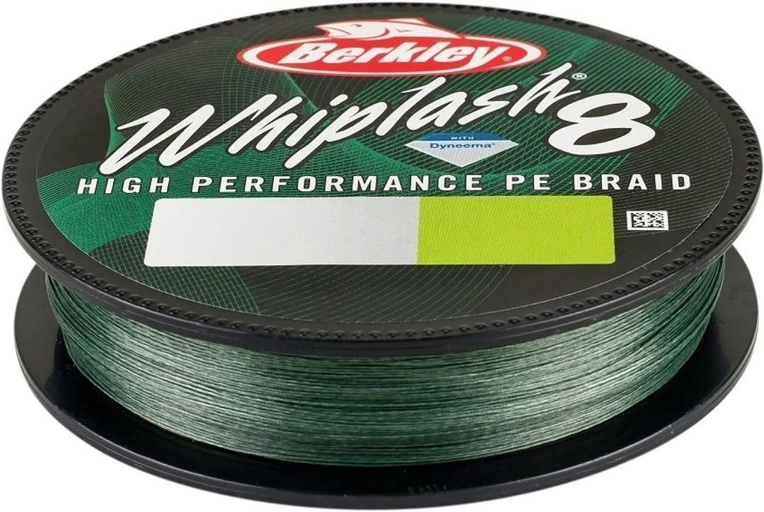 Berkley Whiplash 8 geflochtene Angelschnur – 100 % Dyneema 8-faches Geflecht für Salzwasser- und Süs