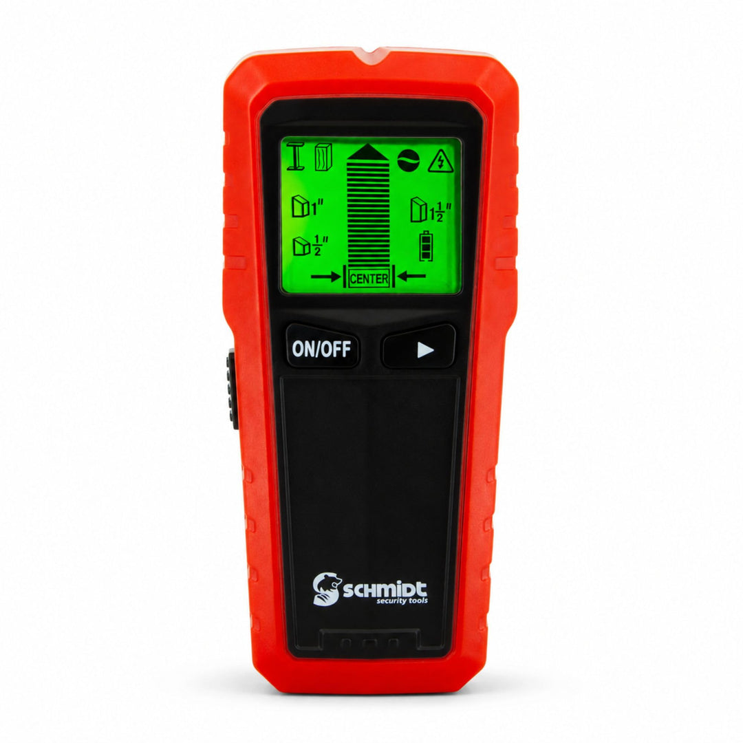 SCHMIDT security tools Ortungsgerät CF-13 Wandscanner Multidetektor Balkensucher Digital Leitungssuc