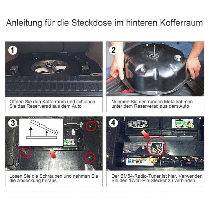 Erisin BM6M Verlängerungskabel für BMW 3er E46 5er E39 X5 E53 M3 M5 E38 Autoradio (inkl. Fakra Radio