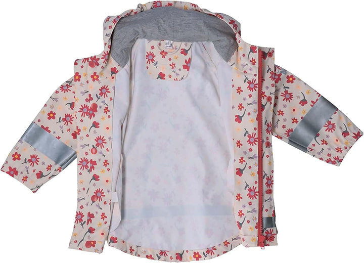 Sterntaler Baby Unisex Regenjacke Kinder Regenjacke Blumen - Regenjacke Kinder - Wasserdicht mit Rei