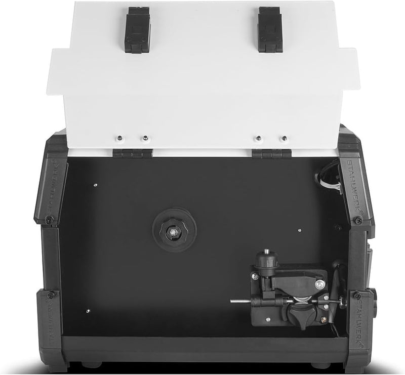 STAHLWERK FLUX 100 M Fülldraht Schweissgerät mit synergischem Drahtvorschub für 0,6 0,8 0,9 1,0 mm,