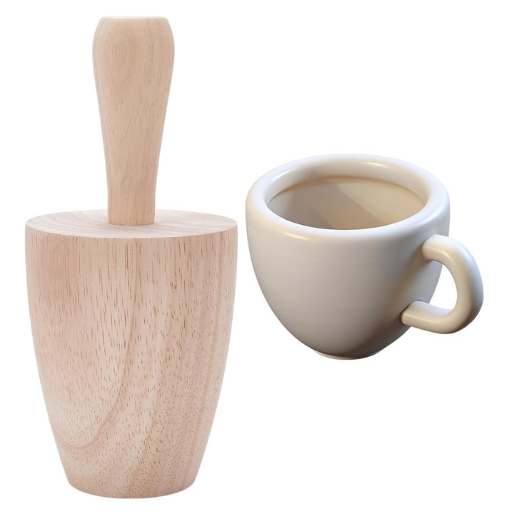 UNICRAFTALE Tassen Töpferformen Holz Gebogene Gipsformen Töpferformungswerkzeug Hölzerne Töpferforme