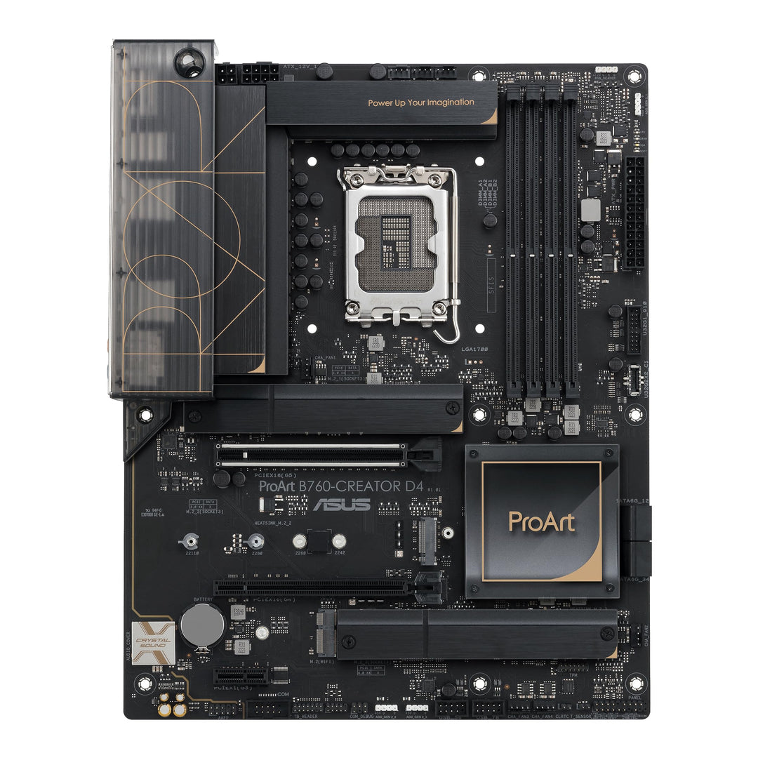 ASUS ProArt B660-CREATOR D4 Mainboard Sockel Intel LGA 1700 (Intel B660, ATX, DDR4 Speicher, PCIe 5.