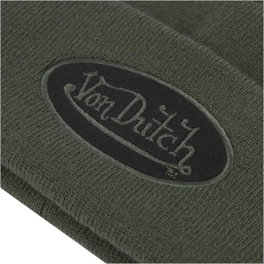 Von Dutch Mütze aus Wolle Einheitsgrösse Grün, Einheitsgrösse Grün