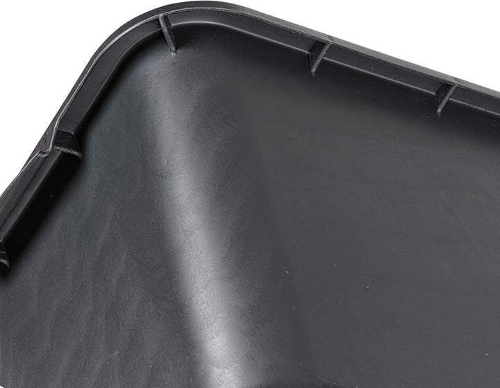 BURI 5 Stück Mörtelwanne 40 Liter Mörtelkasten rechteckig, schwarz - Baueimer Maurerkasten Mörtelküb