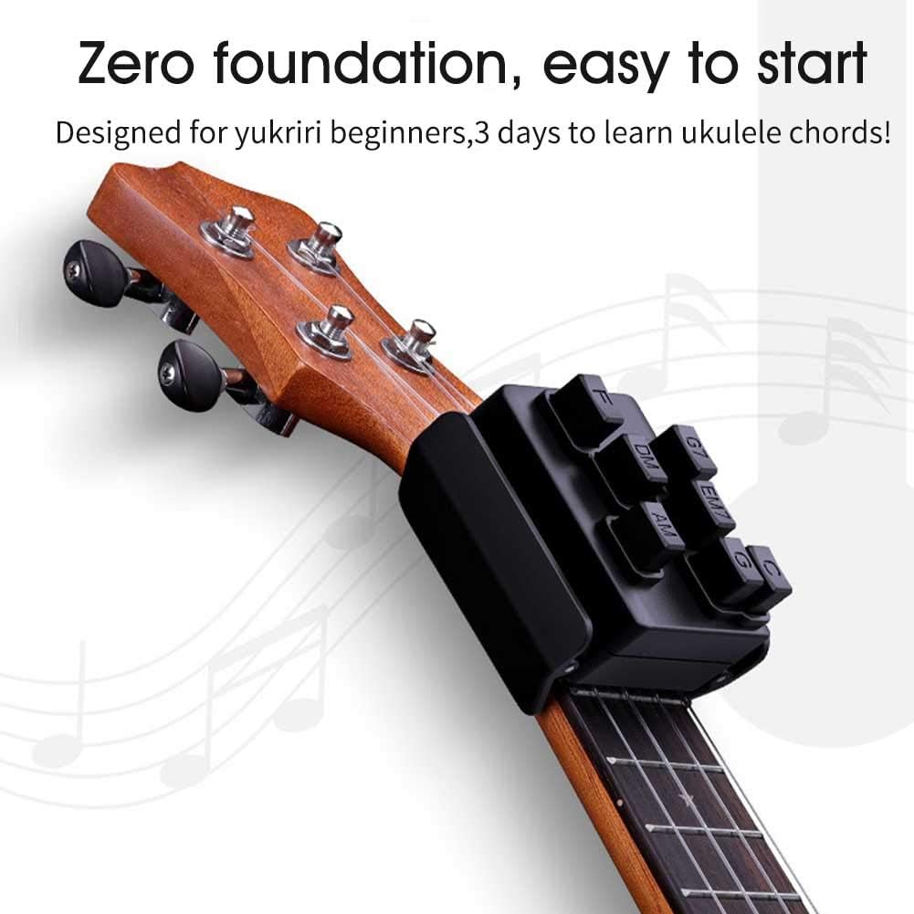 YUOKI99 Ukulelen-Akkord-Trainer, universelles Musik-Lernsystem, tragbar, ergonomisches Design, Lehra