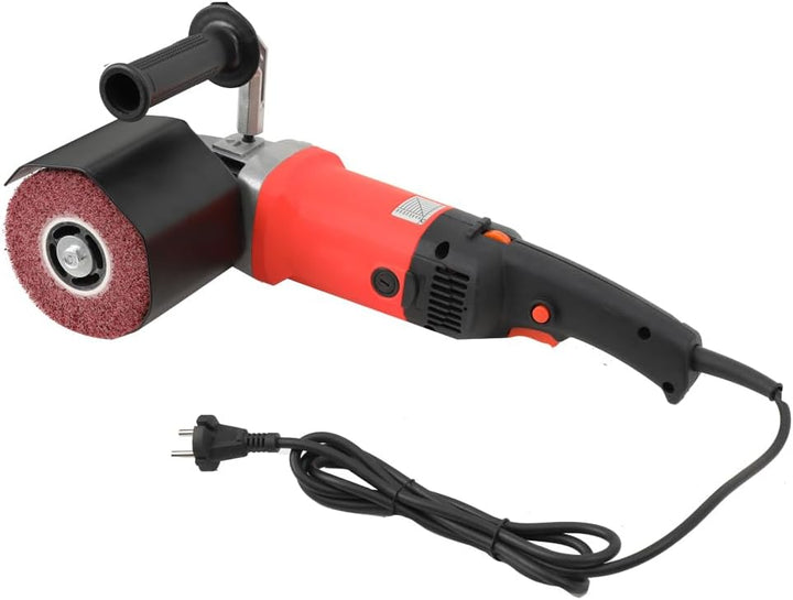 1400W Satiniermaschine, Bürstenschleifer Schleifmaschine Winkelschleifer Poliermaschine Rad polierer