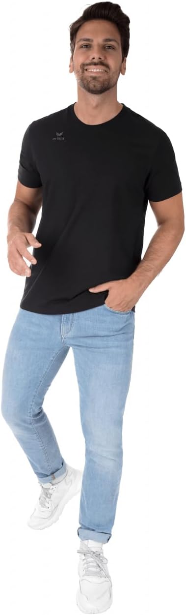 Erima Unisex 3er Pack Teamsport T-Shirt L Schwarz, L Schwarz