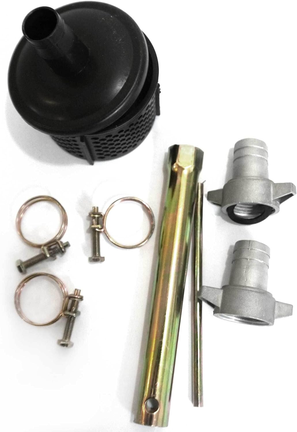 Wasserpumpe Garten: YERD BW QDZ25-30 Gartenpumpe Benzin, selbstansaugend, 1,6PS, 4-Takt OHV-Motor, 8