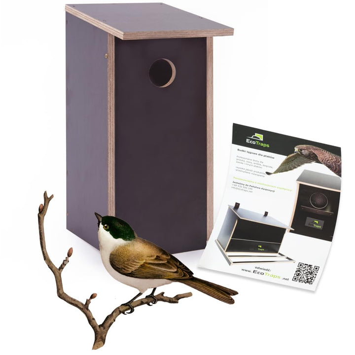 Vogelhaus Wetterfest Nistkasten für Wildvögel/Gartenvögel 31x14x14cm - Stabiler Vogelhäuser für Drau