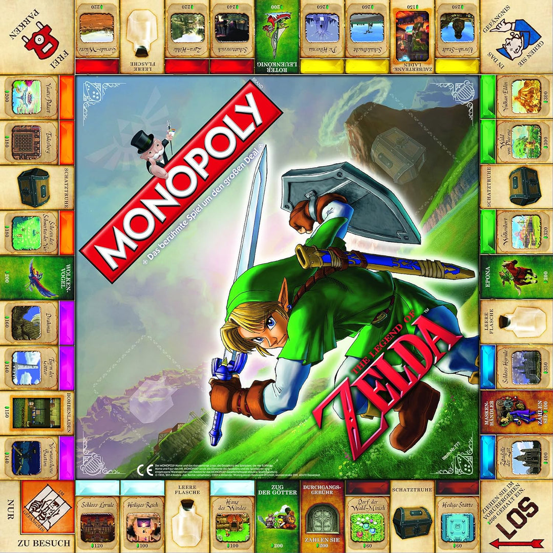 Winning Moves 43508 - Monopoly: The Legend of Zelda Collector's Edition