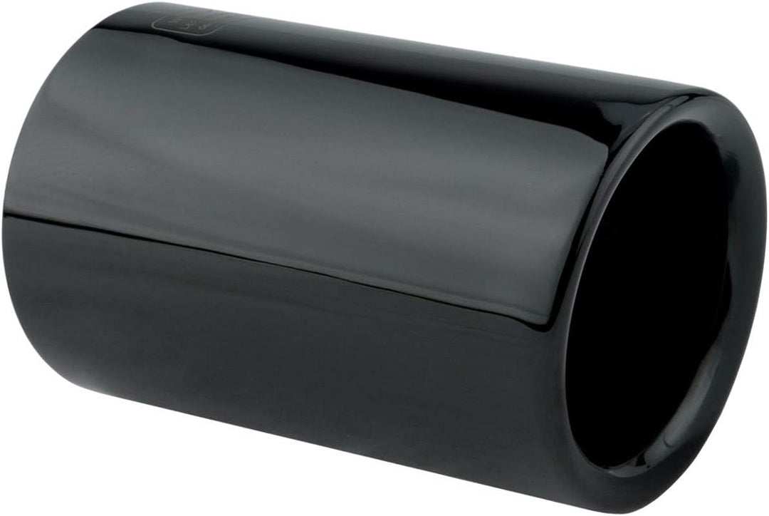 L&P A307 2 Auspuffblenden Endrohrblenden Schwarz Edelstahl spiegel poliert für F20 F21 125i 125d 225