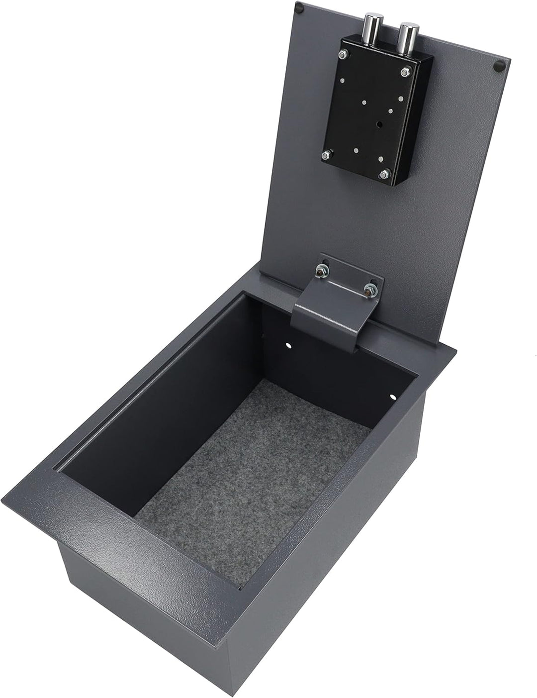 Brihard Bodenmontierter A4-Dokumententresor mit Schlüsselschloss – 13,5L Sichere Aufbewahrung – Auss