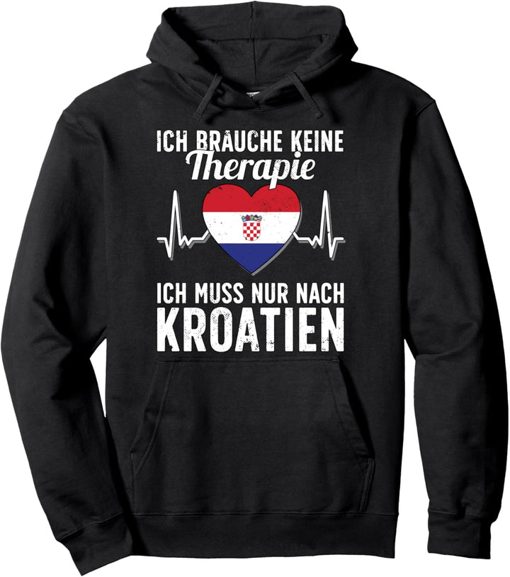 Kroatische Flagge I Kroatien Urlaub I Kroatien Pullover Hoodie