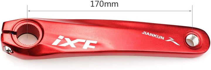 CYSKY Fahrrad Kurbelarm Set 170mm 104 BCD mit Tretlager Kit und Kettenblattschrauben für MTB BMX Ren