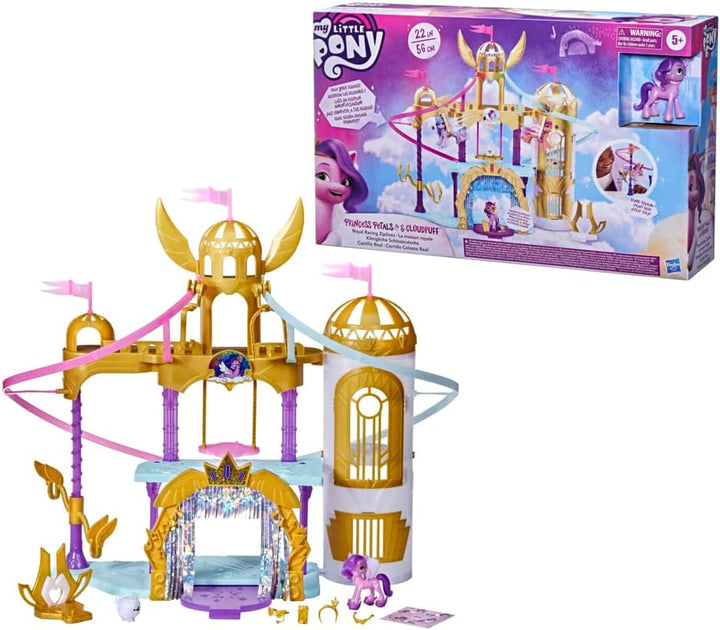 My little Pony: A New Generation Königliche Schlossrutsche, 56 cm grosses Schloss-Spielset mit 2 Sei