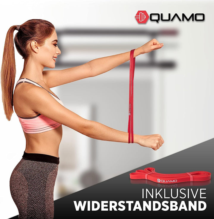 LAVUR Home & Living QUAMO Klimmzugstange für Türrahmen ohne Schrauben - stark belastbare Pull-up Bar