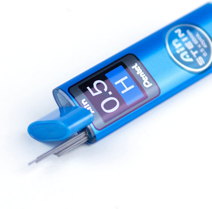 Pentel Ain STEIN C275 Feinmine, 40 Minen je Dose, 0.5 mm, Härtegrad H (12 Dosen), H