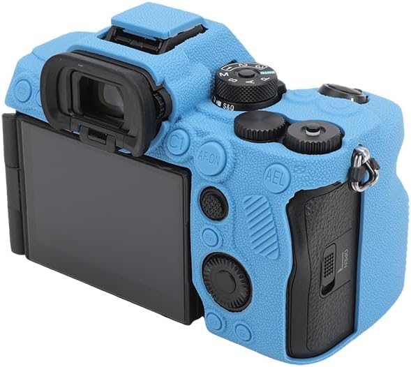 Rieibi Alpha 7R V Hülle, Silikonhülle für A7R V Kamera, Silikon-Schutzhülle für A7R5 Blau, Blau