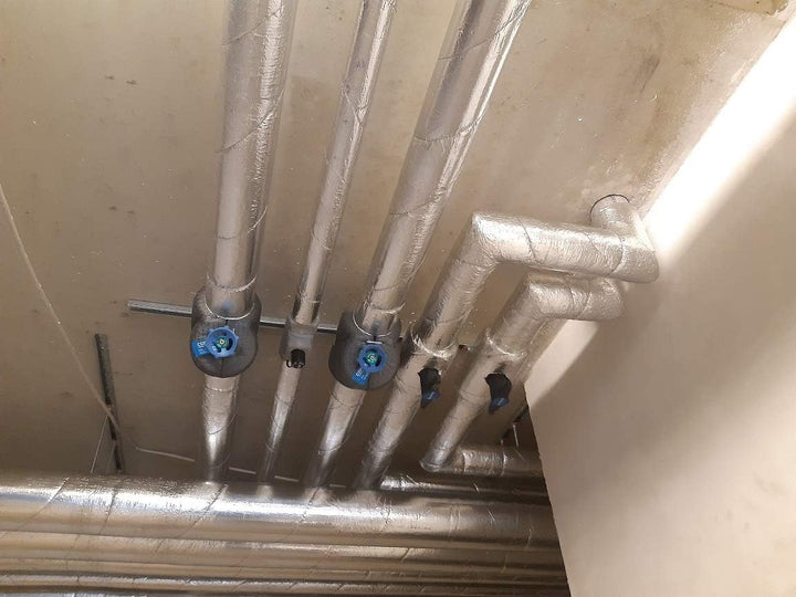 Scorprotect® voller Karton Alukaschierte Rohrschale Rohrisolierung Steinwolle mit 0.040 Wärmeleitfäh