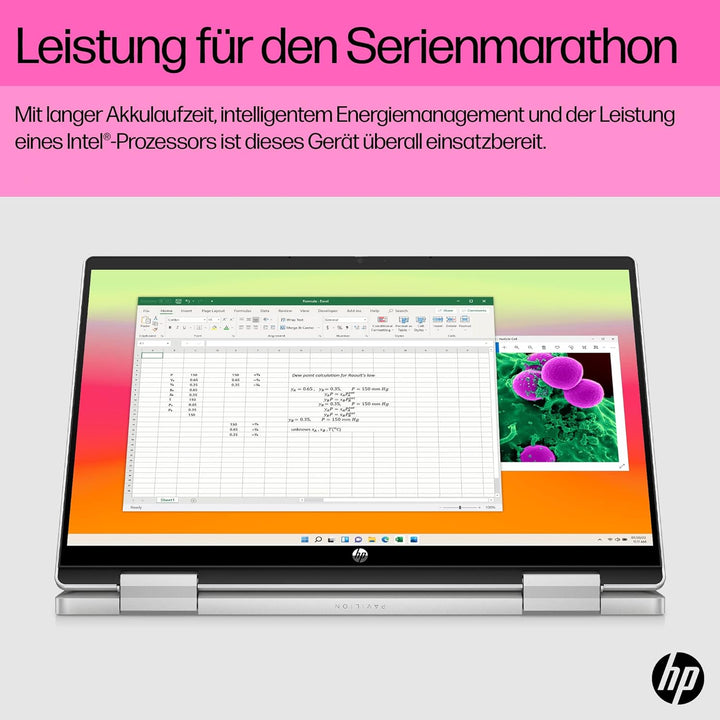 HP Pavilion x360 2-in-1 Laptop | 14" FDH Touchdisplay | Intel Core i5-1335U | 16 GB DDR4 RAM | 512 G