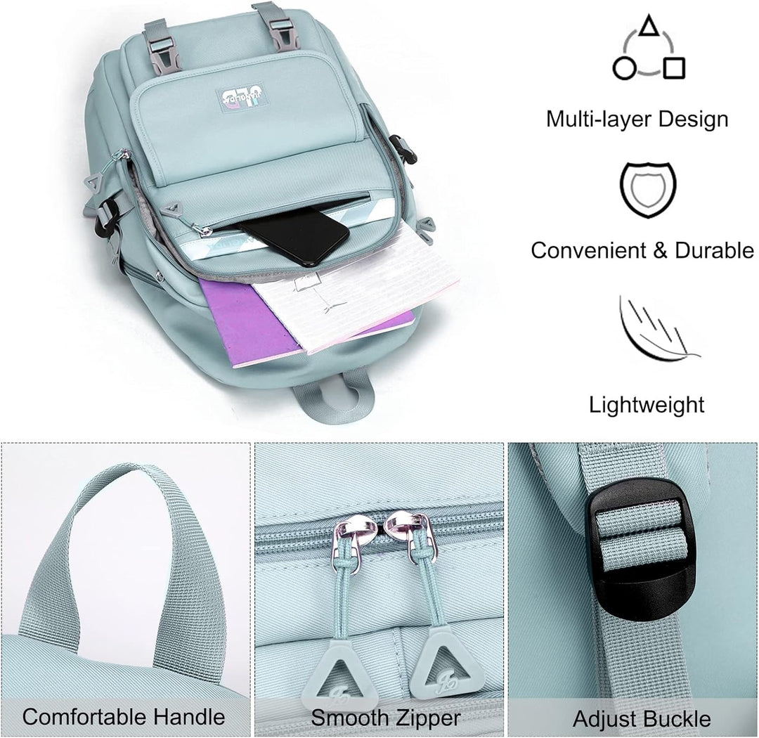 FANDARE Kinderrucksack Schulranzen Schultaschen Jungen Mädchen Schulrucksack Kinder Schultasche für