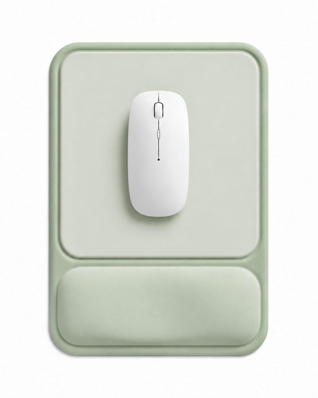 Mauspad mit gelkissen Handgelenkauflage,mousepad ergonomisch Vertieftes Anti-Druck Design, Rutschfes
