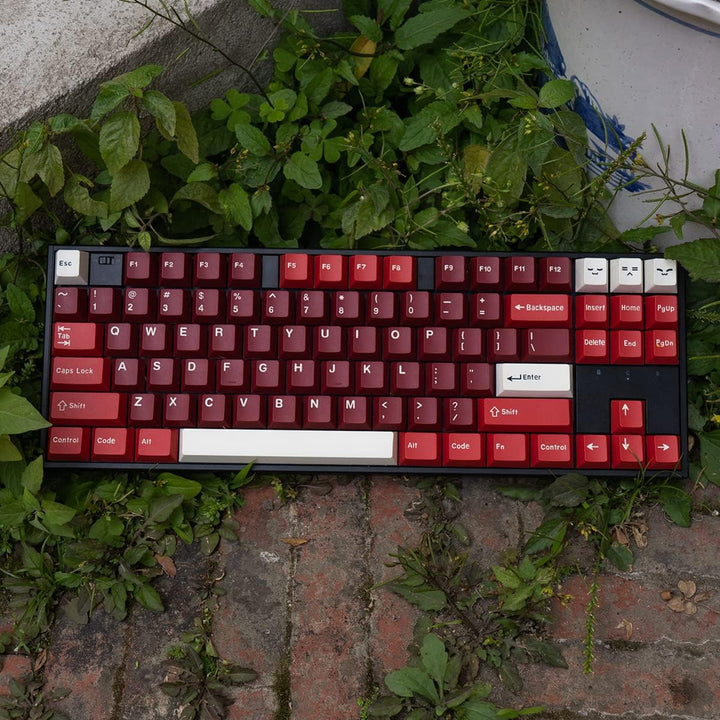 mintcaps Jamon Keycaps Set 173 Tasten Cherry Profile Doubleshot Custom Keyboard Red Keycaps ISO ANSI