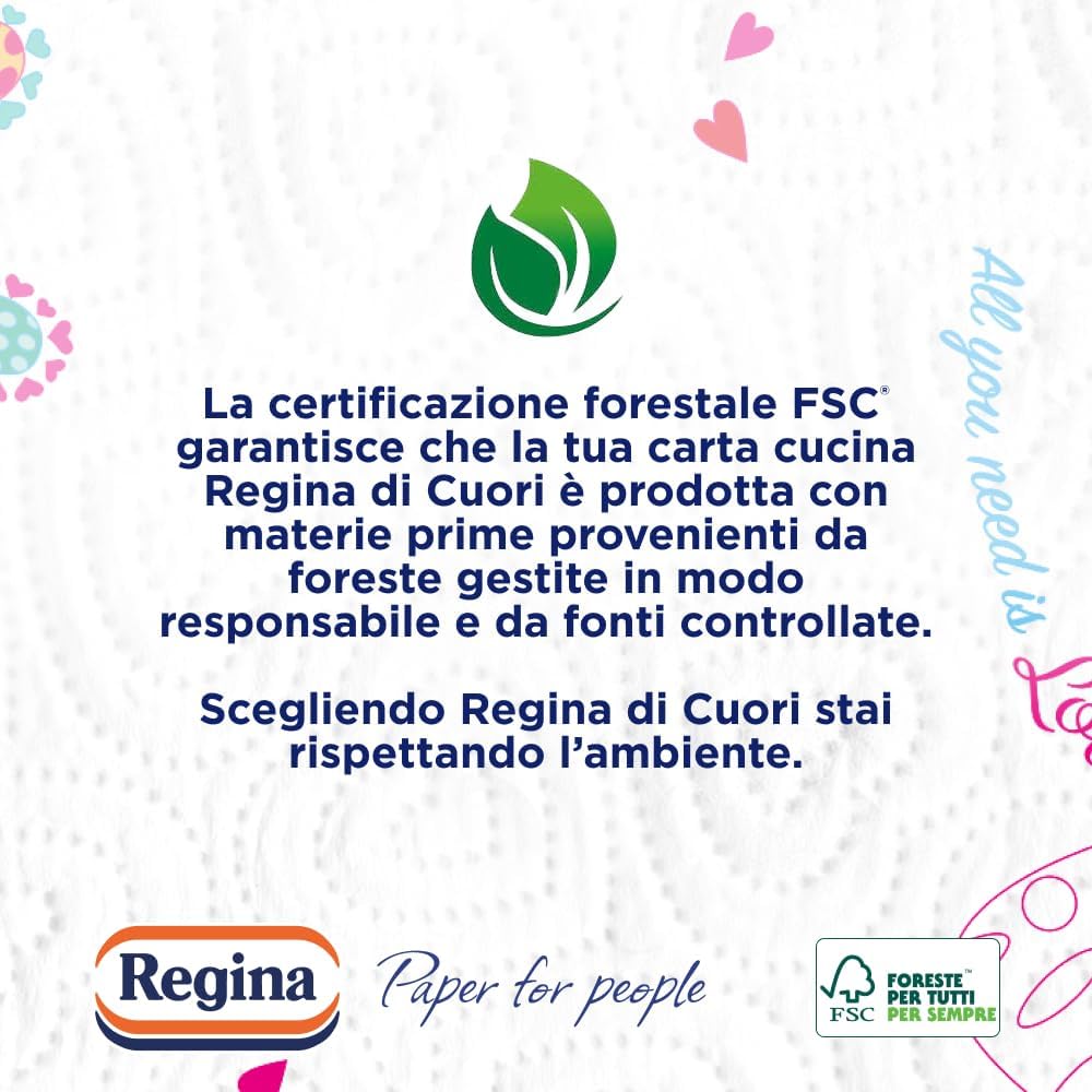 Regina di Cuori Küchenpapier, 30 Rollen 30 stück (1er Pack), 30 stück (1er Pack)