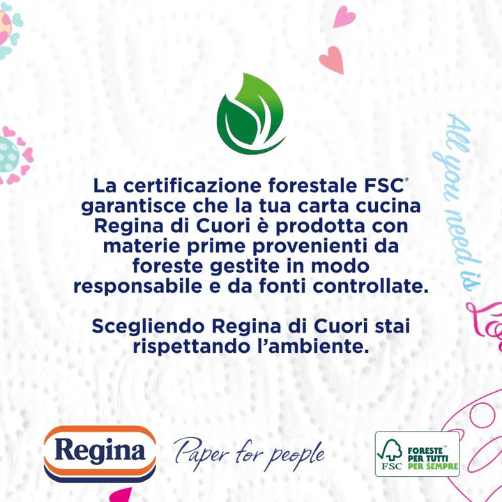 Regina di Cuori Küchenpapier, 30 Rollen 30 stück (1er Pack), 30 stück (1er Pack)
