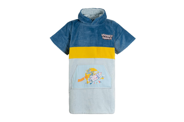 WAVE HAWAII Surf- &amp; Badeponcho für Kinder, Grösse XXS, 90-120cm | 95-100% Baumwolle Surf-Poncho für