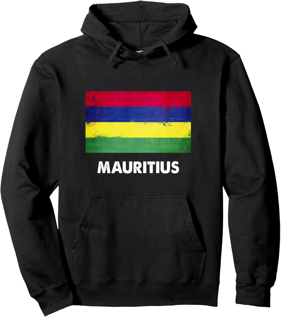 Mauritianische Flagge von Mauritius Pullover Hoodie