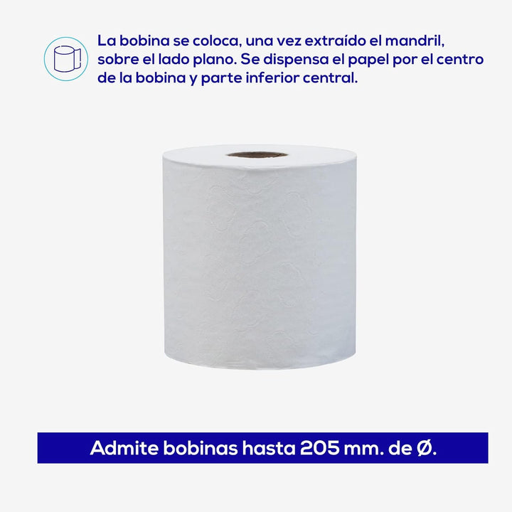 Jofel AG47300 Dochtpapierspender (Box), silberfarben