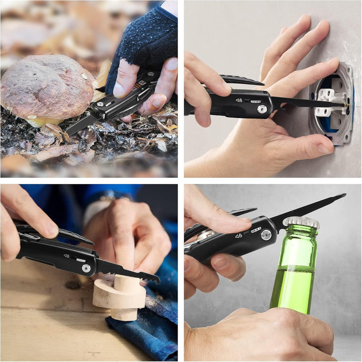 BIIB Geschenke für Männer, Weihnachtsgeschenke für Papa, 12 in 1 Multitool Gadgets für Männer Gesche