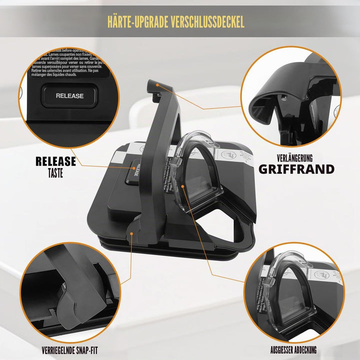 Ersatzverriegelungsdeckel für Ninja, Ninja Mixer Deckel Ersatz nur kompatibel mit Ninja Blender 72 U