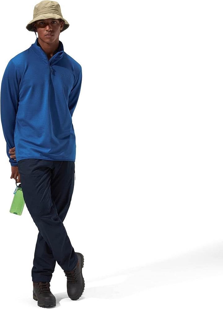 Berghaus Herren Keppla Superwarmer Pullover mit halbem Reissverschluss S Blau, S Blau