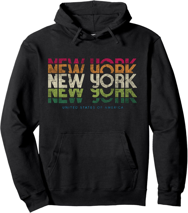 Vintage New York City Outfits Style, New York City Old Style Pullover Hoodie