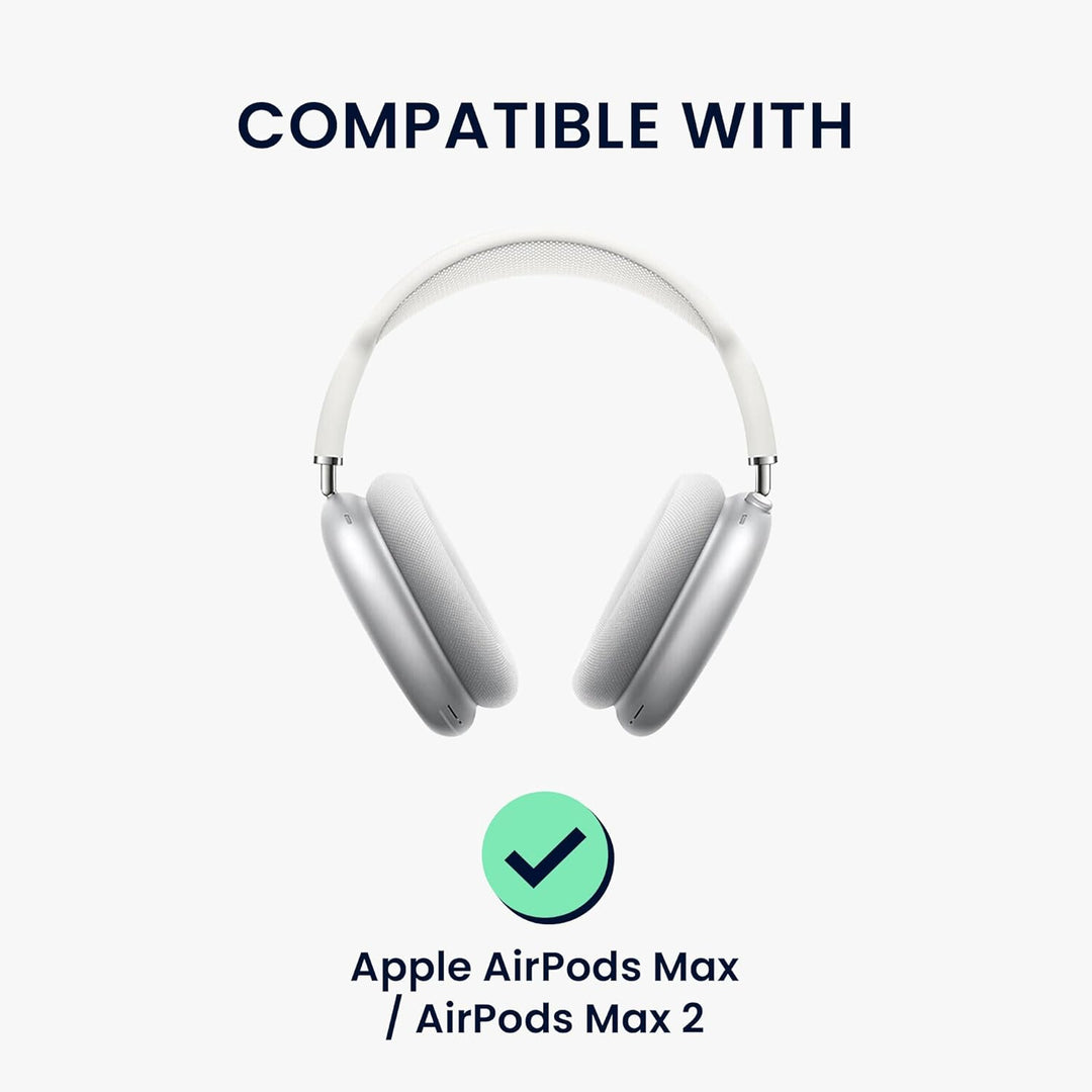 kwmobile 2X Ohrpolster kompatibel mit Apple AirPods Max Polster - Kopfhörer Polster aus Kunstleder f